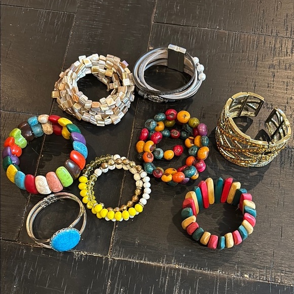 Bundle Wearable Bracelet Lot Boho Western Statement - Picture 2 of 12